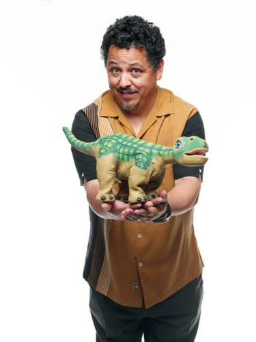 Caleb chung with pleo - caleb,